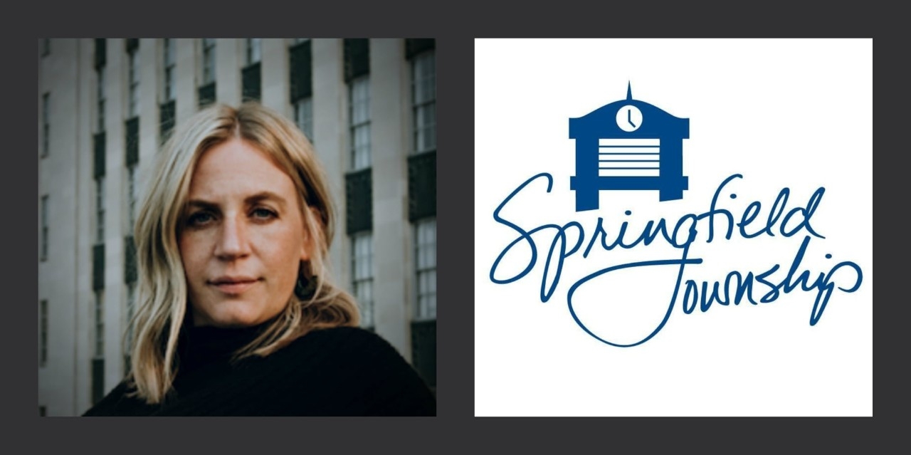 Kathleen Kennedy and Springfield Township logo