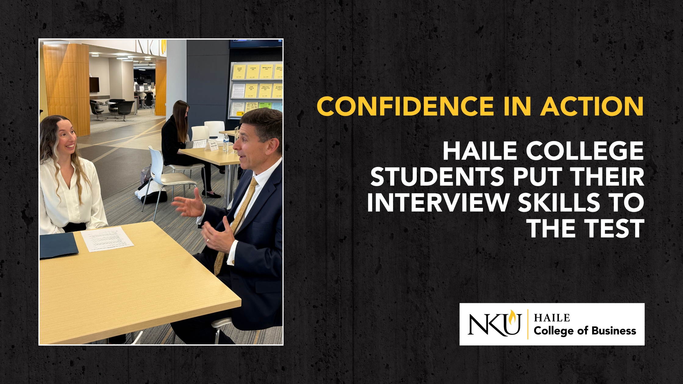  Confidence in Action: Haile College Students Put Their Interview Skills to the Test